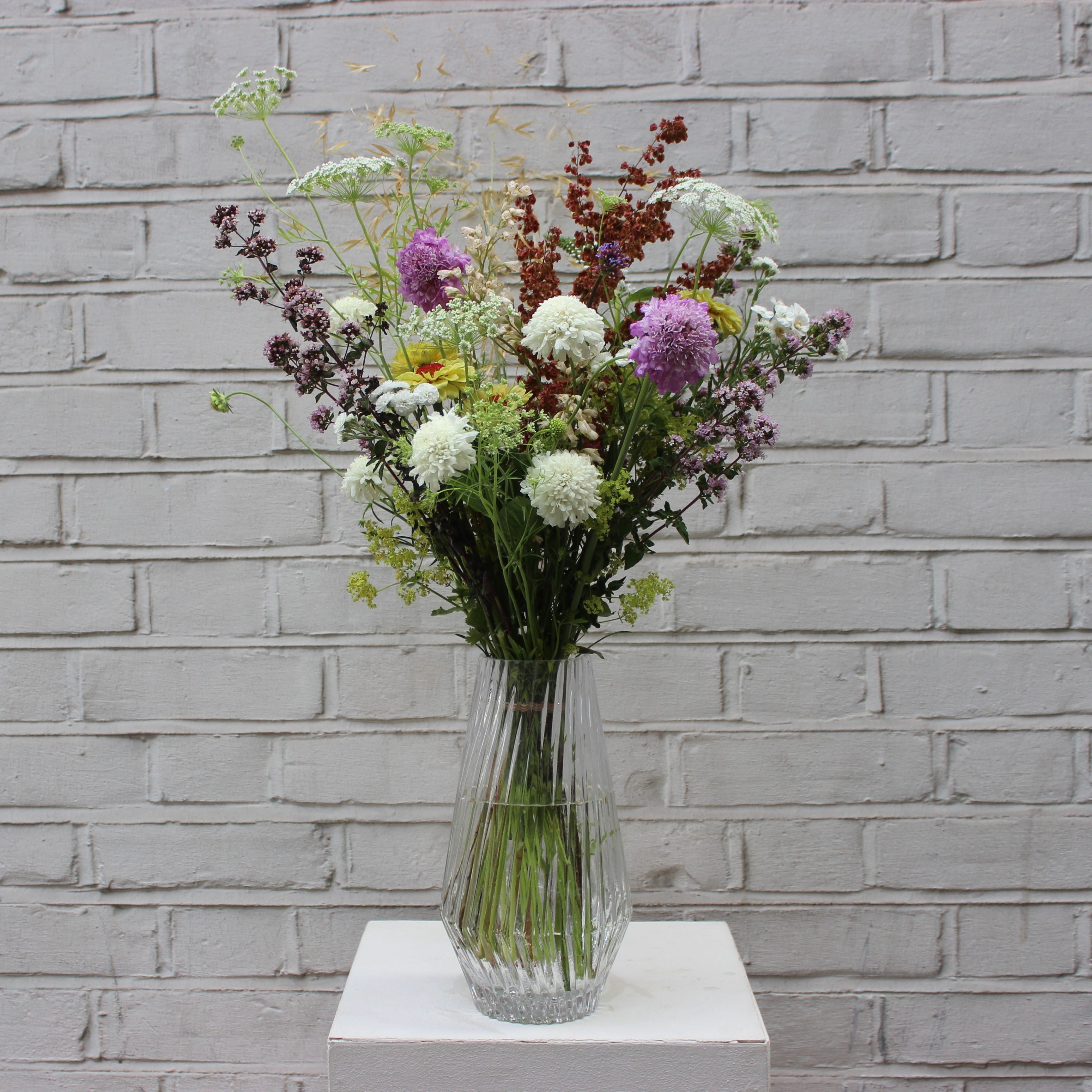 Hedgerow Summer – Scabious, sorrel, lilacs whites, yellows and browns