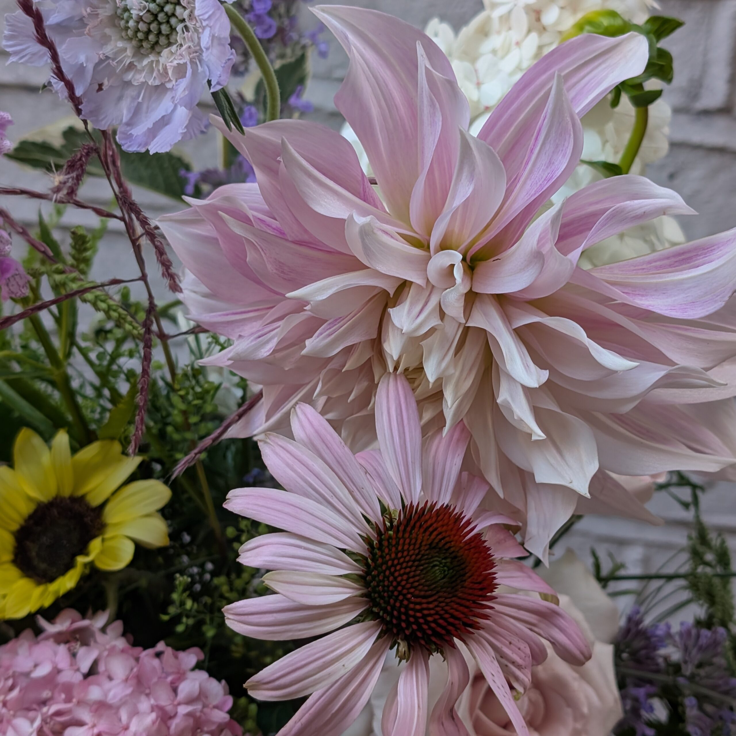 Pastel Bouquet Close up