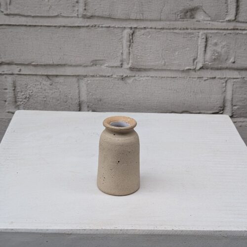 Hand-Thrown Ceramic Stem Vase