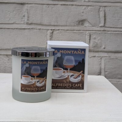 alfredos cafe candle